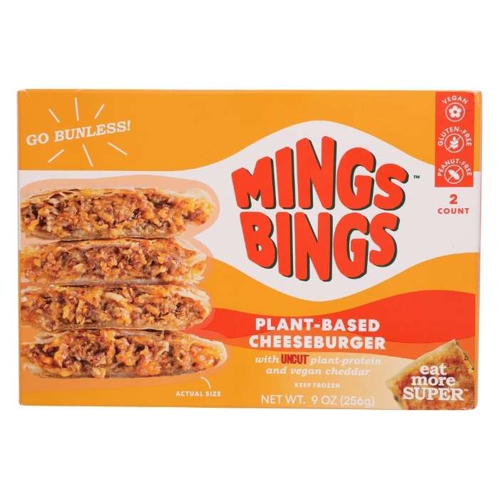 Mings Bings Käseburgerbings auf pflanzlicher Basis, – 9oz
