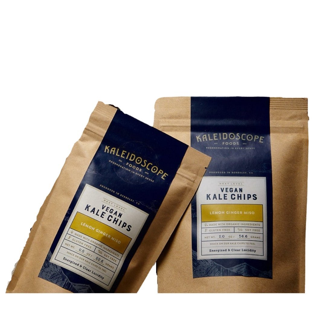 Zitrone Ingwer Miso Vegan Kale Chip Taschen – 12 x 2oz