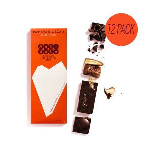 ANTIDOTE Schokolade XOCHI: RAW 100% CACAO + DATEN – 12 Balken