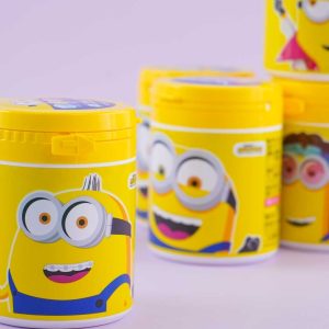 minions xylitol gum Flasche – verschiedene Geschmacksrichtungen