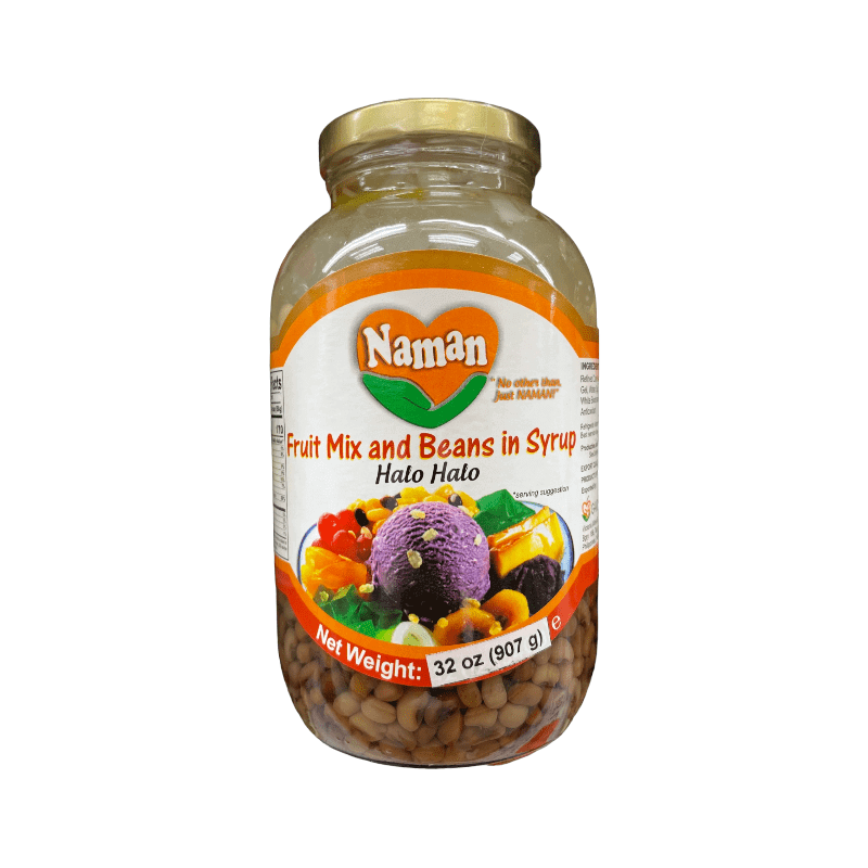Naman Frucht Mischung und Bohnen in Sirup