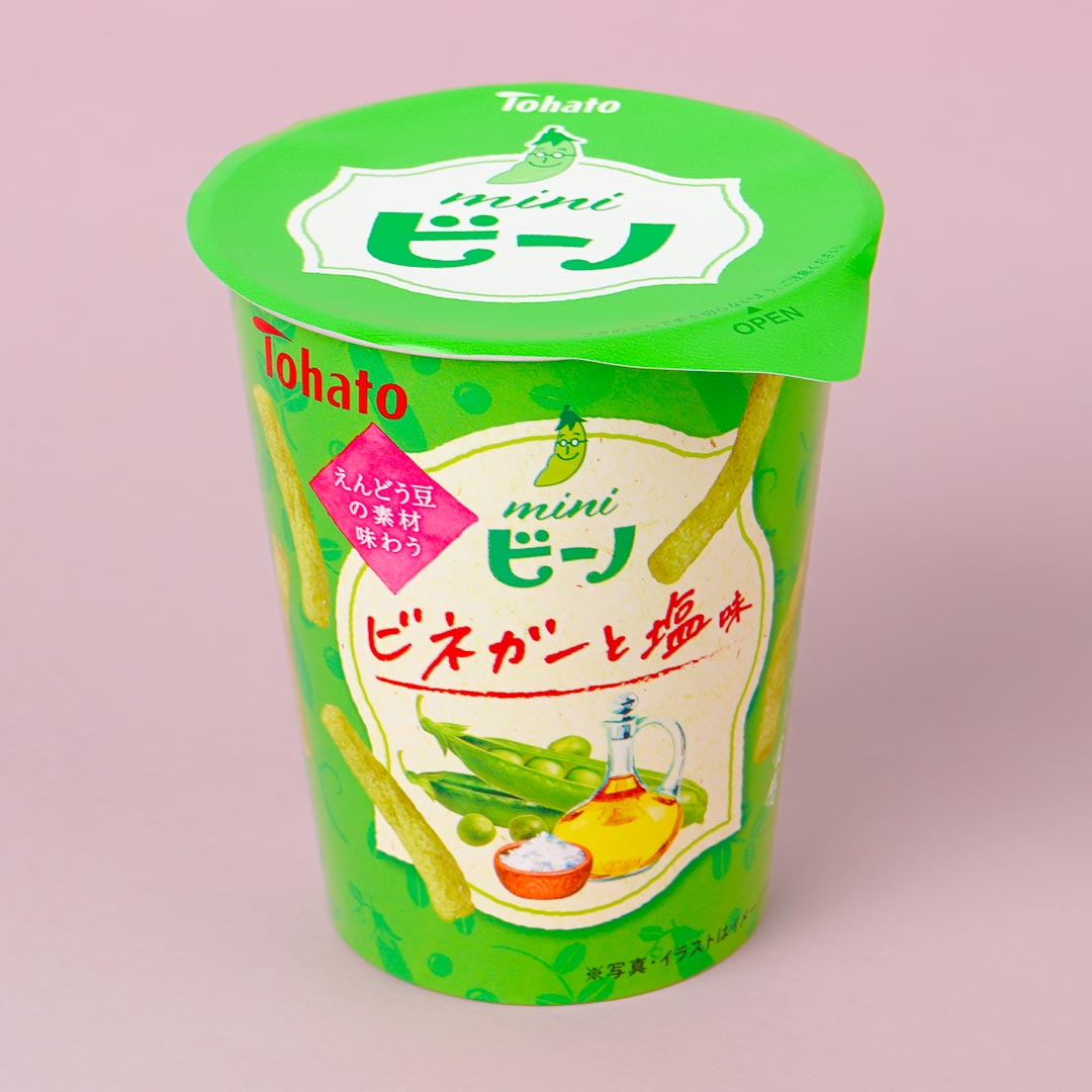 Tohato Beano Edamame Mini Snack Tasse – Essig & Salz