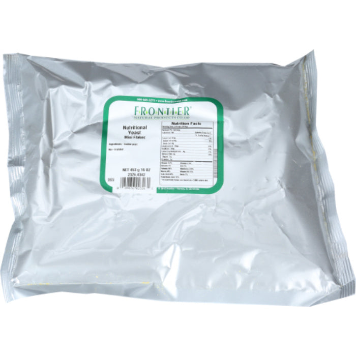 Frontier Herb Backen Sie Ernährungs Hefeflocken 16 Oz – Packung mit 1