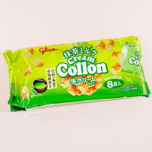 Glico Collon Biscuit Roll Family Pack Matcha Milch