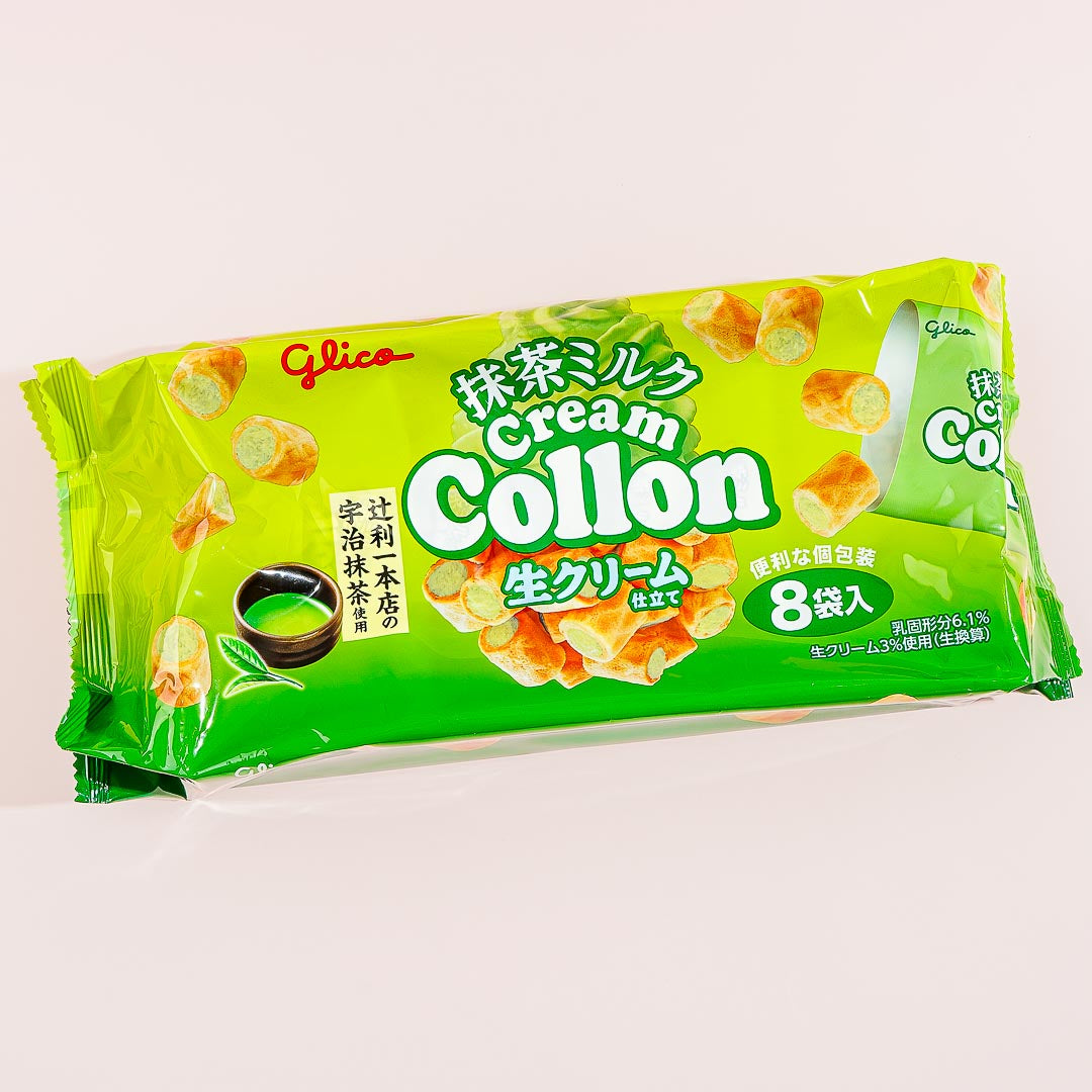 Glico Collon Keks Roll Familienpaket – Matcha Milch