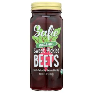 Safie – Beets Süß eingelegt Bio, 16 Unzen Packung mit 6