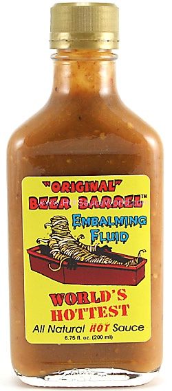 Original Bierfass Embalming Fluid Chilisauce, 8oz