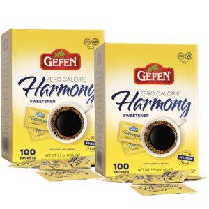 Gefen Harmonie Null Kalorien Süßstoff, koscher für Passover, 200 Packungen