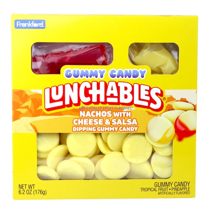 Gummy Lunchables – Nachos mit Käse & Salsa