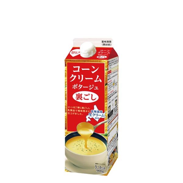 Meiraku, Mais Potage, 900g, angespannt, glatte Suppe