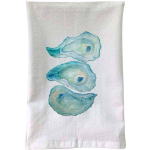 3 Austern Mehl Sack Handtuch – B McVan Designs