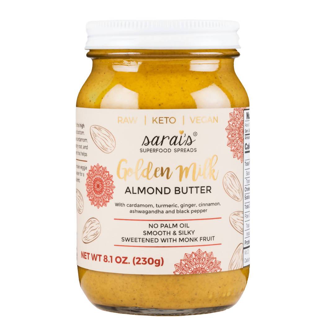Golden Milch Mandelmus Gläser – 24 x 12oz