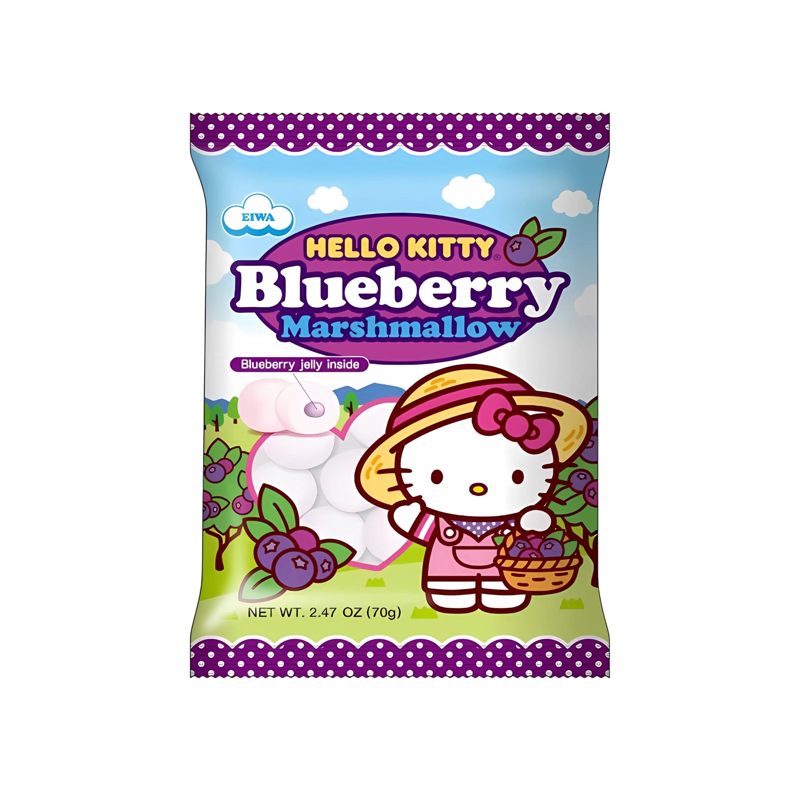 Hello Kitty Heidelbeer-Marshmallow (Japan)