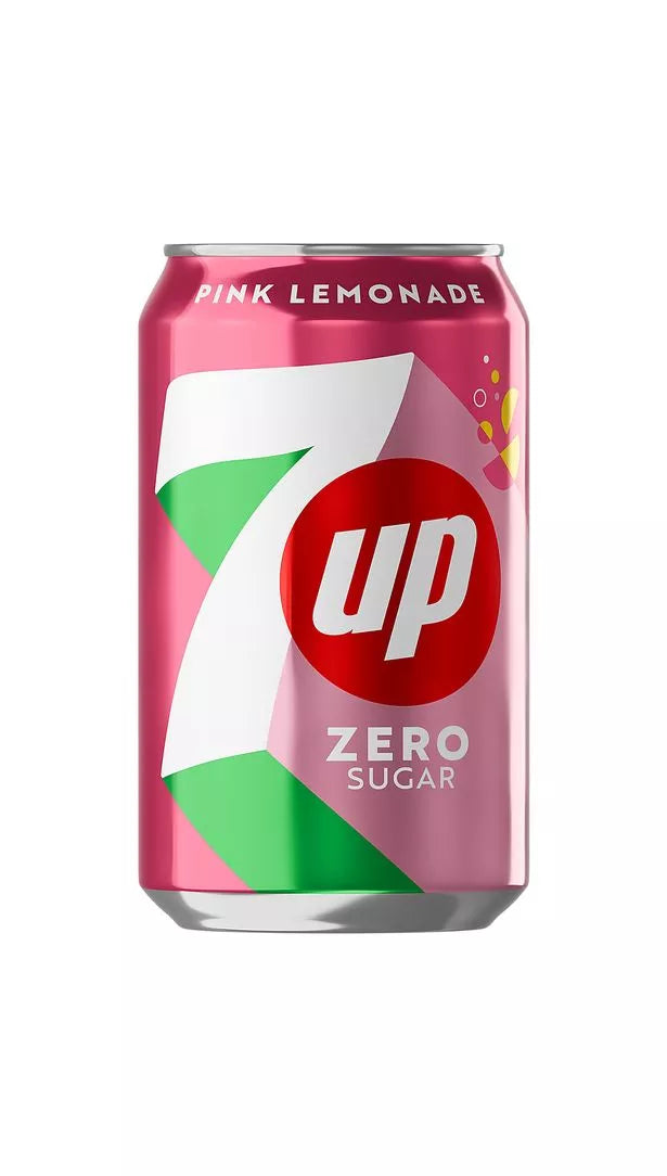 7up Rosa Lemonade für Zero Zucker
