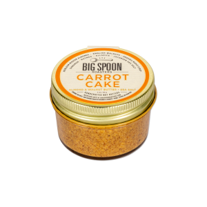 Große Löffel Röster – Karottenkuchen Mandel & Walnussbutter: Glas – 3oz
