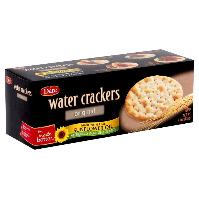 Dare – Water Crackers Original, 4,4 oz – Packung mit 12 Stück