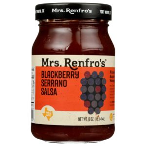 Mrs. renfro-s Salsa Brombeere serrano 16 Unzen – Packung mit 6