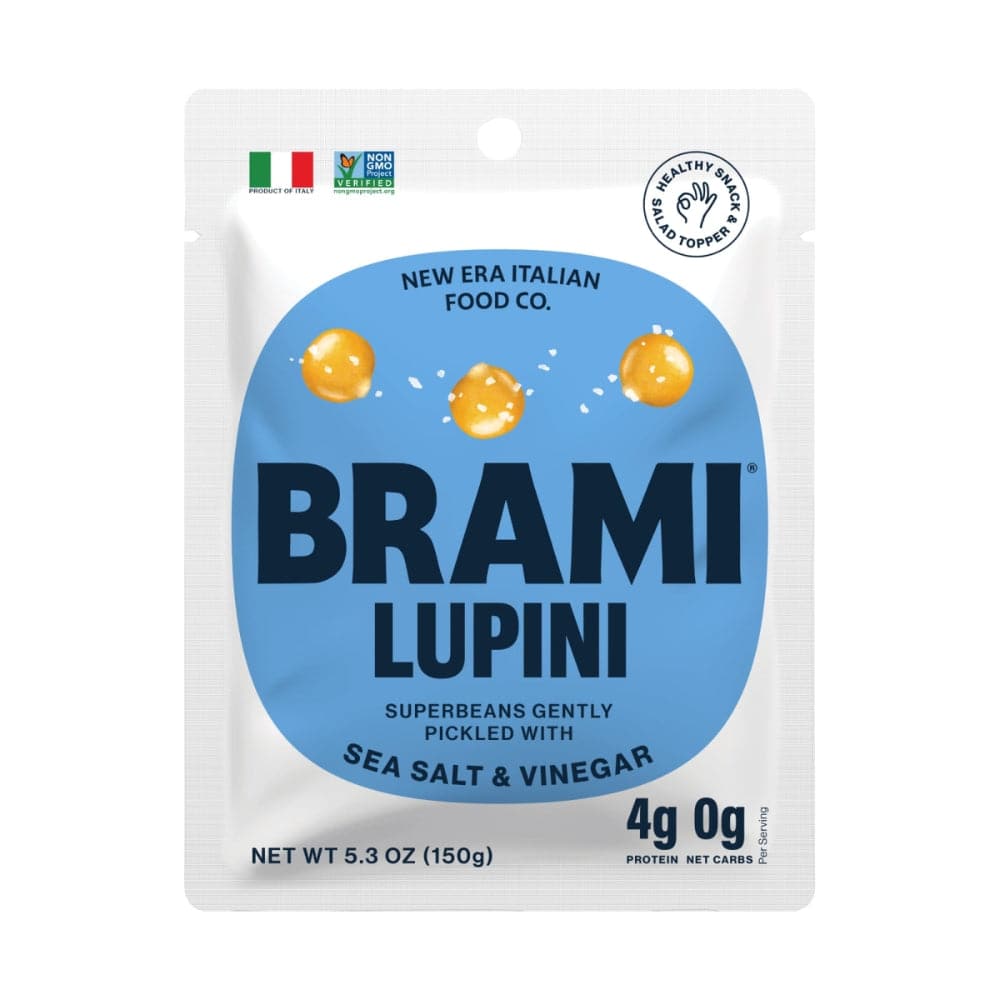 Brami Lupini – Meersalz & Essigbohnen Snack, 5,3 oz