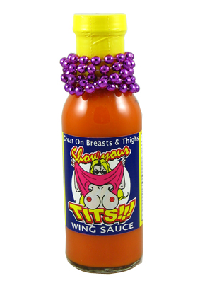 Zeigen Sie Ihre Titten Flügelsauce, 12oz