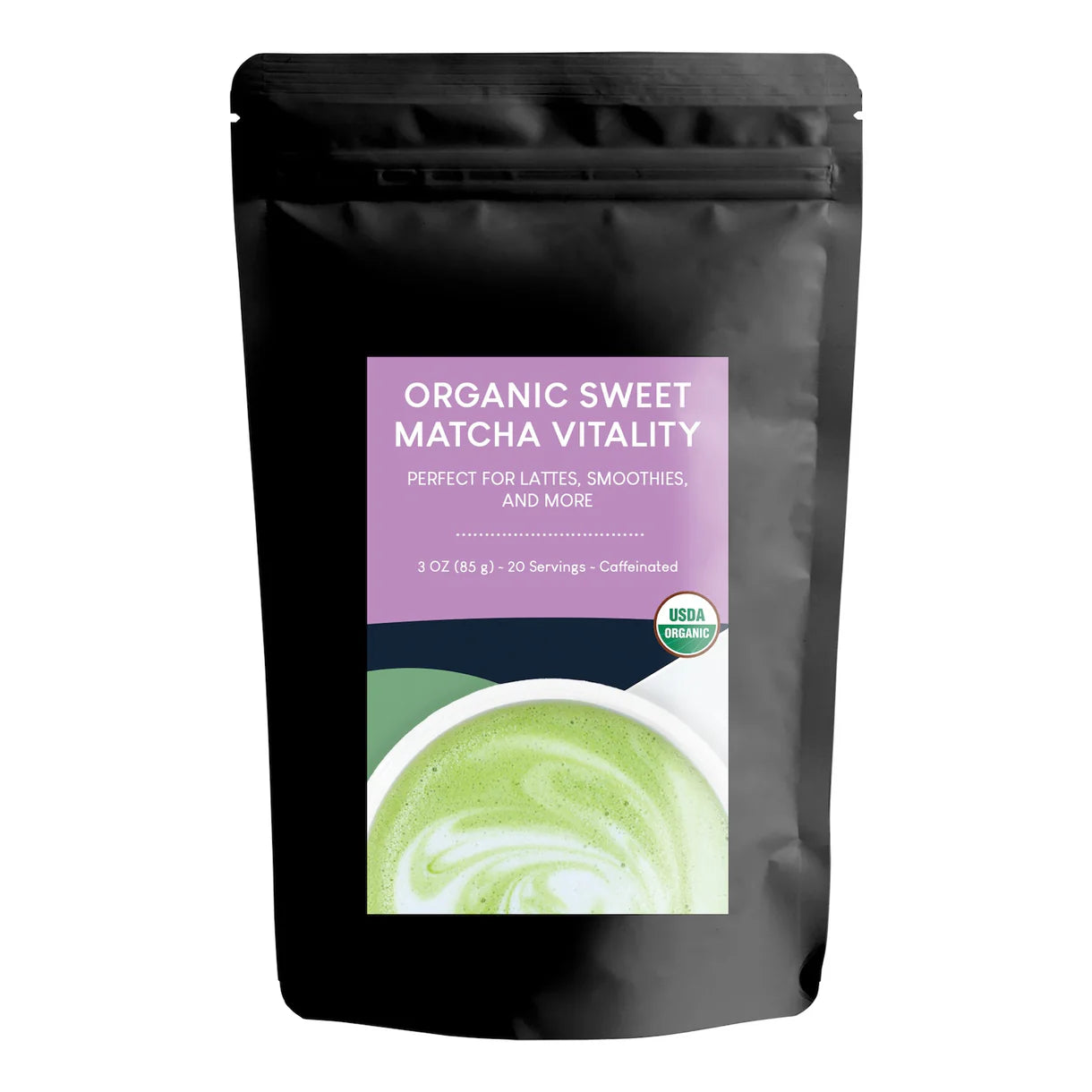 Bio-Süß Matcha Vitality Retail Taschen – Fall von 6