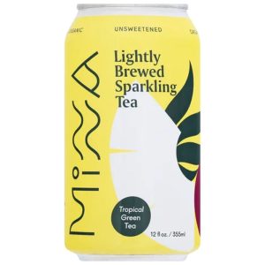 Minna – Lightly Brewed sprudelnd Tee – tropisch grün, 12 oz