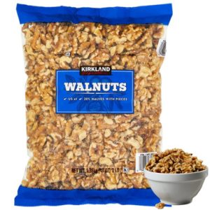 Kirkland Signature rohe Walnüsse, wir #1, 3 Pfund, 20% Hälften mit Stücken