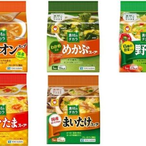 Maruchan , Freeze getrocknete Suppe, Sozai keine Chikara, 5 Portionen in 1 Beutel