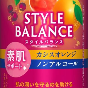 Asahi, Japanisch Alkoholfrei, Cocktail-Geschmack Getränk, “Style Balance, Cassis Orange”, 350ml