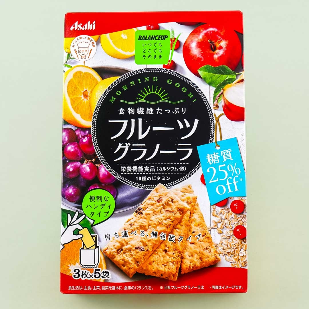 Asahi Balance Up Früchte Granola Snacks