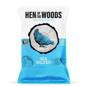 Hen of the Woods Sea gesalzene Kessel Chips Taschen – 24 Beutel x Gehäuse – 6oz