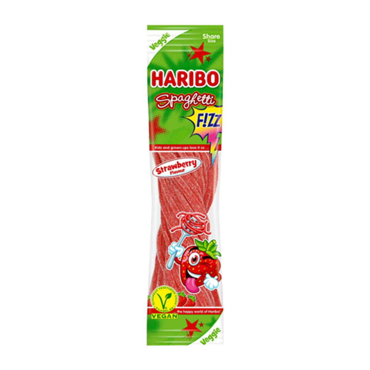 Haribo Spaghetti Fizz Erdbeeren