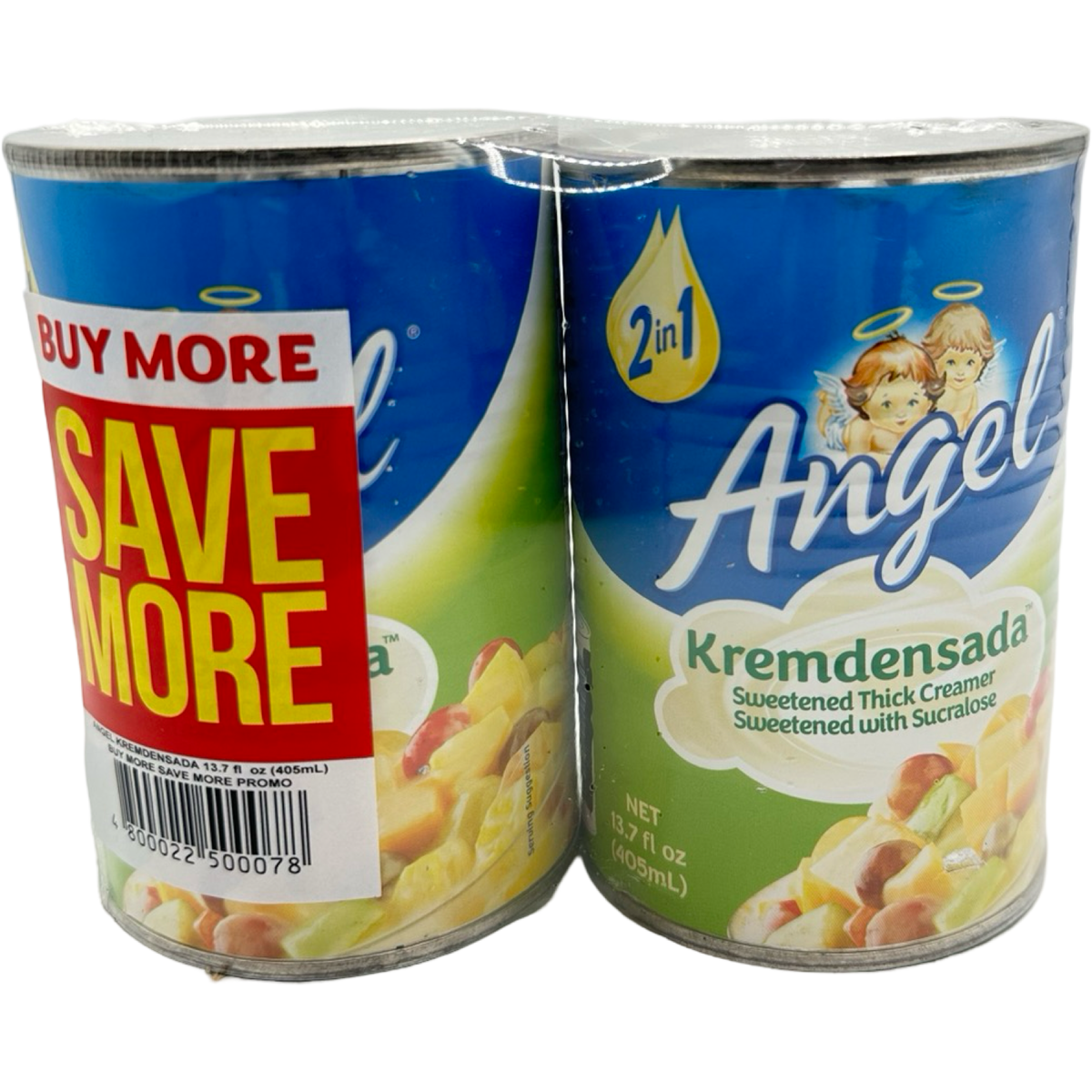 Engel – Kremdensada – Gesüßte dicke Sahne – Value Packung – 2x 405 ML