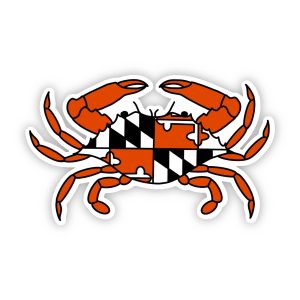 jami schafft – Baltimore Orioles Baseball Maryland Krabben Aufkleber