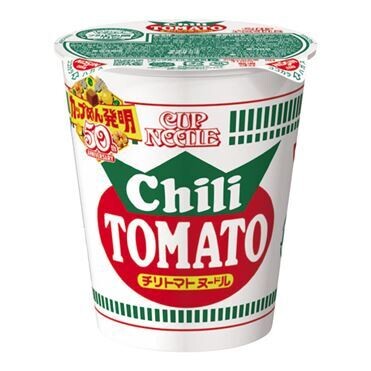 Nissin “Cup Noodle Chili Tomatengeschmack” Japanischer Instant Ramen, 76g