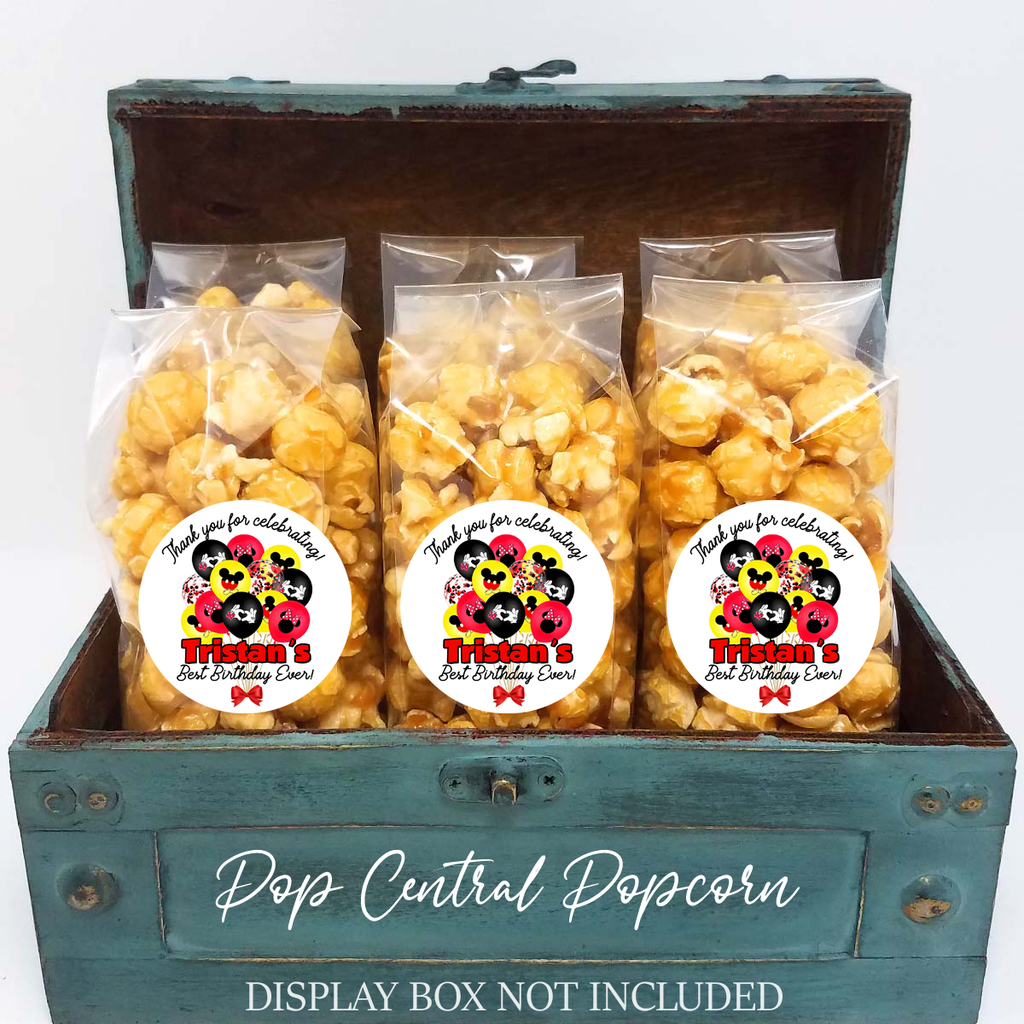 Mickey Balloons – Popcorn Party Gefälligkeiten