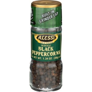 Alessi Schwarzer Pfeffercorn Vollschleifer, 1,34 Unzen – Packung mit 6 Stück