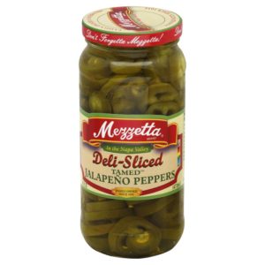 Mezzetta Pfeffer Jalapeno weniger Hitze Deli Scheiben, 16 Unzen – Packung mit 6