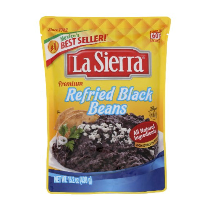 La Sierra – Schwarze Bohnen Beutel, 15.2 Oz – 8er Packung