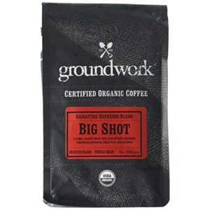 Groundwork zertifizierte Bio ganze Bohnenkaffee Big Shot