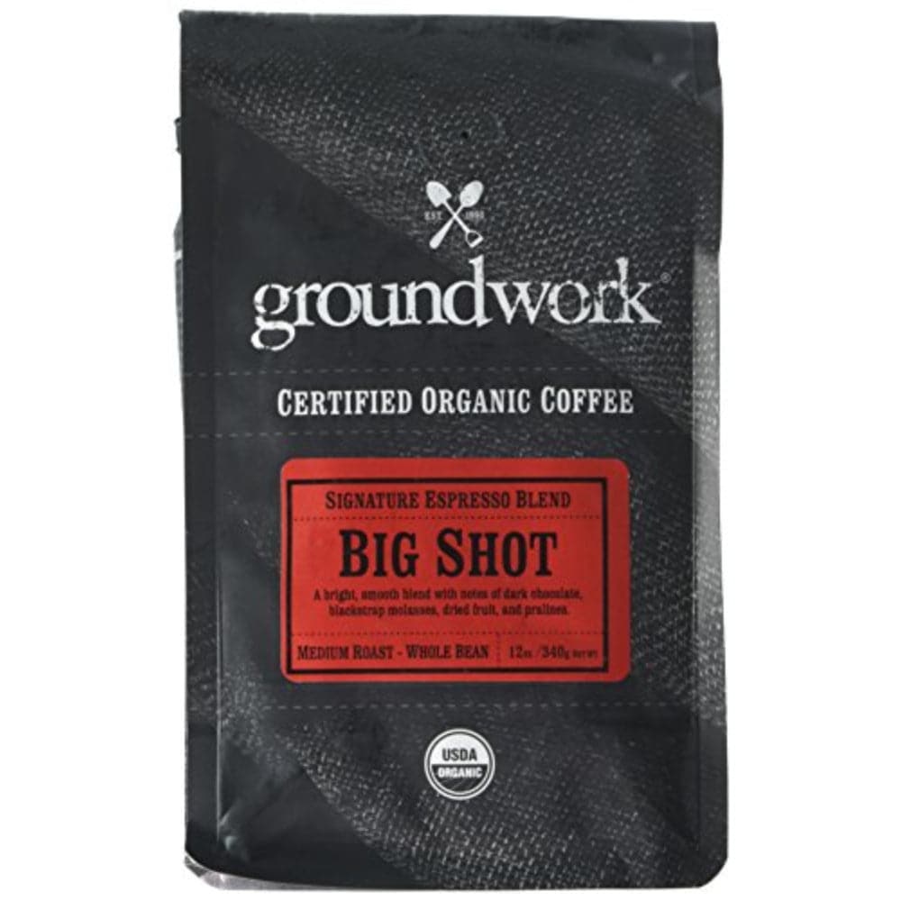 Groundwork – Zertifizierter Bio-Vollbohnenkaffee groß Shot