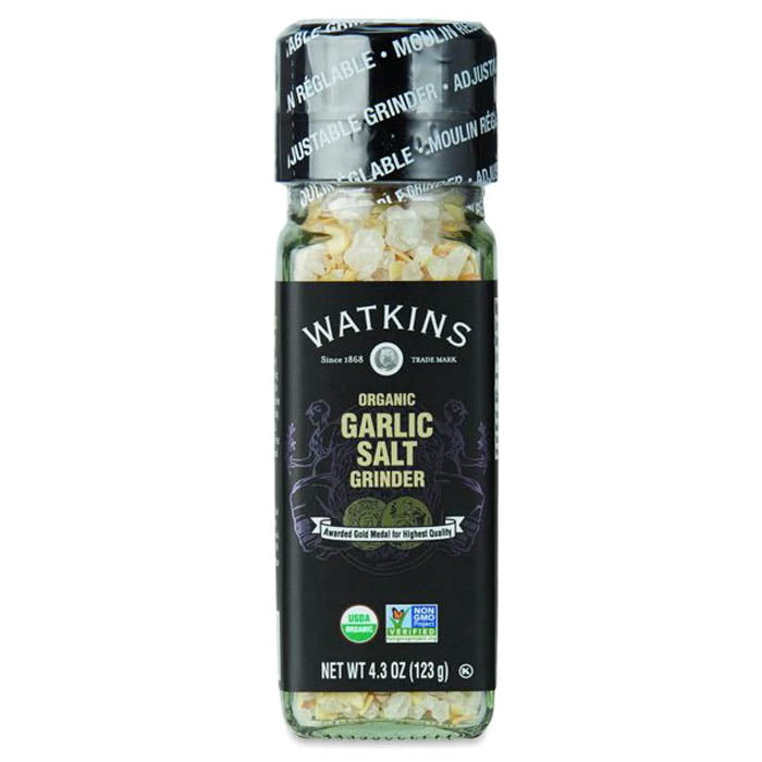Watkins Bio Knoblauch Salzmühle, 4,3 oz