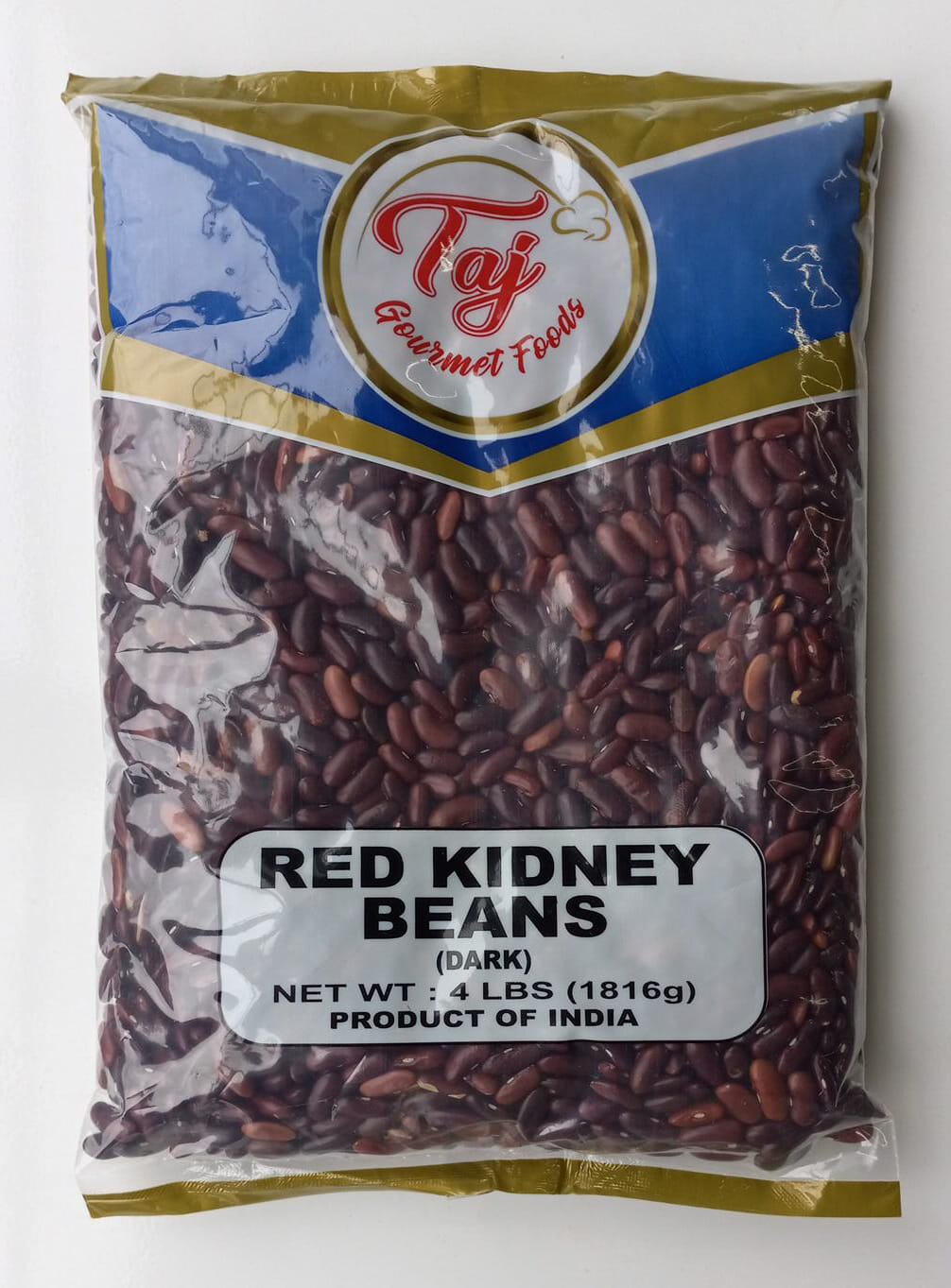 Taj rote Kidneybohnen dunkel 4lb (Beutel)