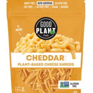 Good Planet Foods Cheddar-Käse auf Pflanzenbasis, – 8oz