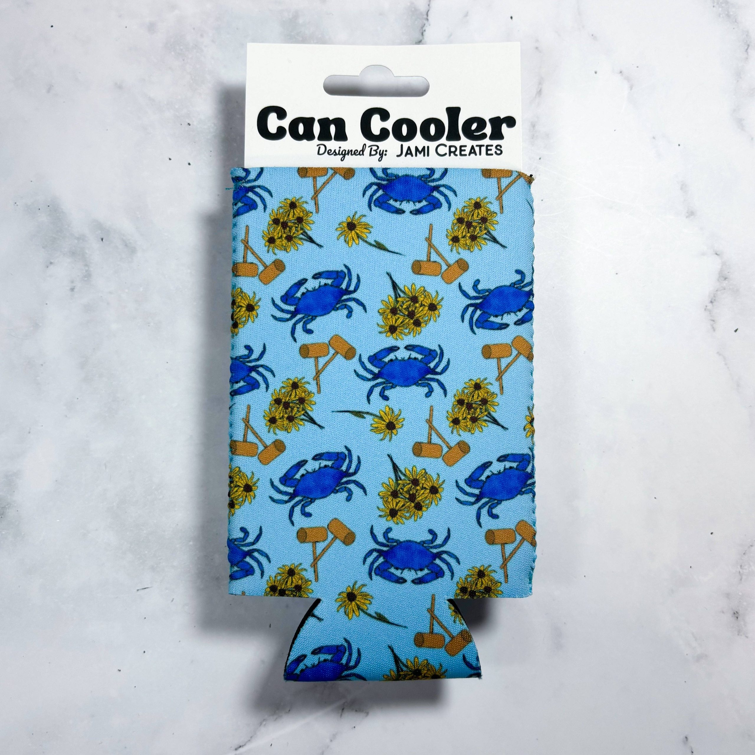 Jami Creates Maryland Crab Feast Skinny kann cooler Koozie