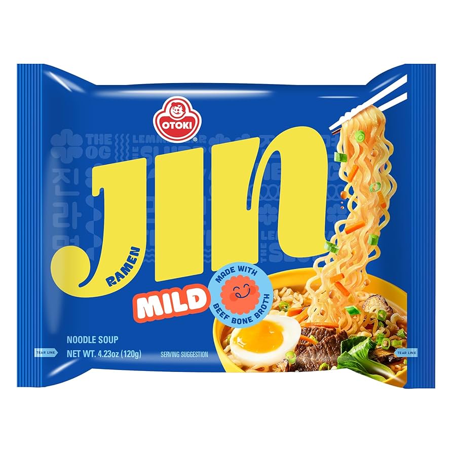 Otoki Jin Mild Ramen mit Rindfleisch Knochenbrühe