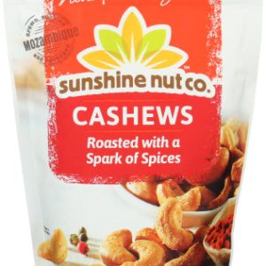 Sunshine Nut Company Cashews Rstd Gewürze 7 Unzen – Packung mit 6 Stück