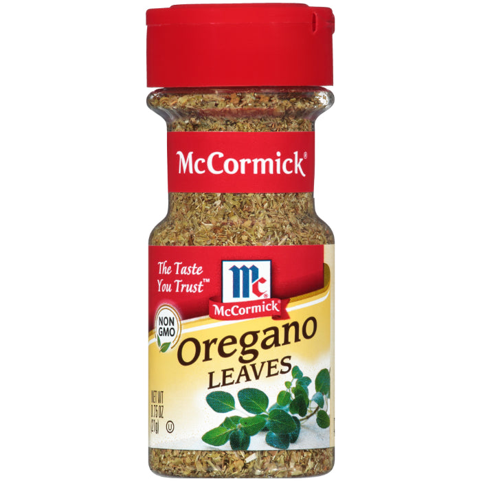 McCormick Gewürz Oregano Blätter, ganz, 0,75 oz – Packung mit 6