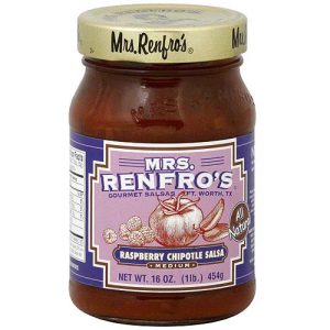 Mrs. Renfro’s Salsa Himbeerchipotle 16 Unzen – Packung mit 6 Stück