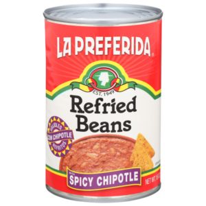 La Preferida – Refried Bohnen Chipotle, 16 Unzen – Packung mit 12 Stück