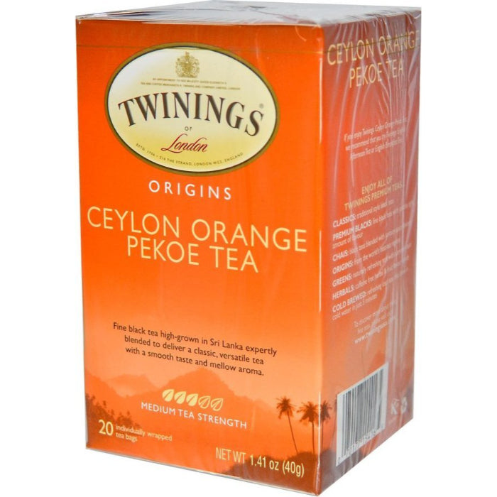 Twinings Ceylon Tee, 20 Beutel – 6er Packung